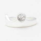 925 Sterling Silver Blue Topaz Rings