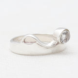 925 Sterling Silver Blue Topaz Rings