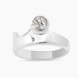 925 Sterling Silver Blue Topaz Rings