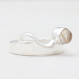 925 Sterling Silver Blue Topaz Rings