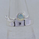 Blue Topaz Silver Rings