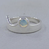 Blue Topaz Silver Rings