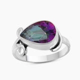 Amethyst Birthstone Silver Rings