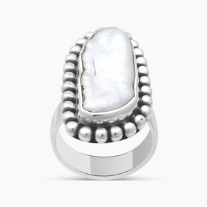 Fresh Water Pearl Silver Rings