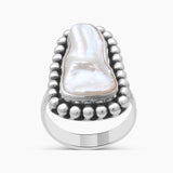 Fresh Water Pearl Silver Rings