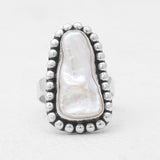 Fresh Water Pearl Silver Rings