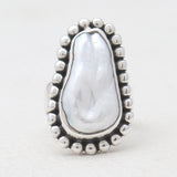 Fresh Water Pearl Silver Rings