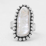 Fresh Water Pearl Silver Rings