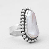 Fresh Water Pearl Silver Rings