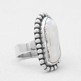 Fresh Water Pearl Silver Rings