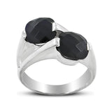 Black Onyx Gemstone 925 Sterling Silver Ring