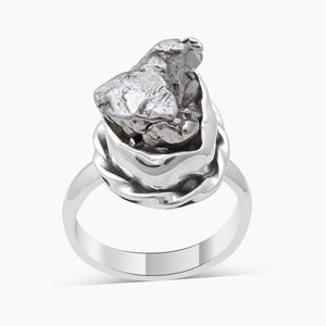 925 Sterling Silver Meteorite Rings