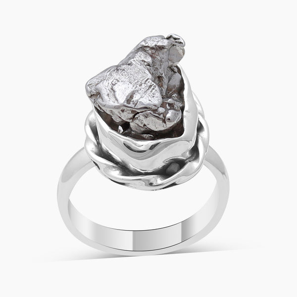 925 Sterling Silver Meteorite Rings