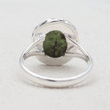 Gaspeite Silver Rings