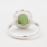 Gaspeite Silver Rings