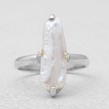 Fresh Water Pearl Silver Rings