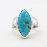 Natural Rainbow Moonstone Silver Rings