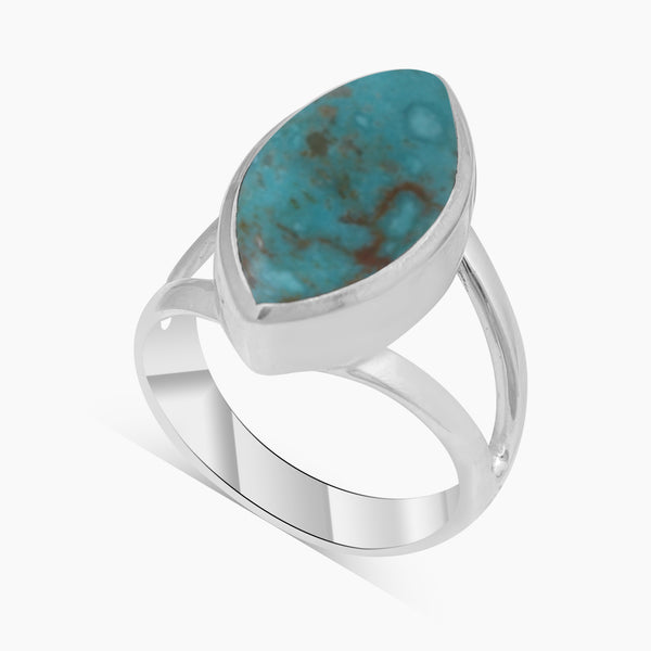 Natural Rainbow Moonstone Silver Rings