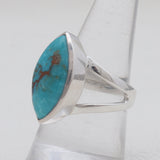 Natural Rainbow Moonstone Silver Rings
