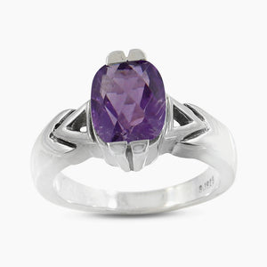 Amethyst  Sterling Silver Rings