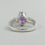 Amethyst  Sterling silver Ring