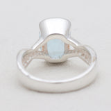 Blue Topaz Silver Rings