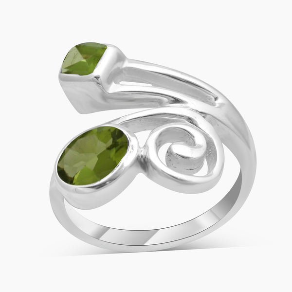 925 Sterling Silver Peridot Rings