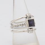 Iolite Silver Rings