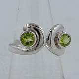 Peridot Gemstone Ring 925 Sterling Silver