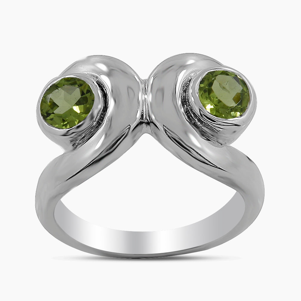 925 Sterling Silver Peridot Rings