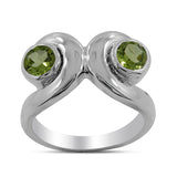 Peridot Gemstone Ring 925 Sterling Silver