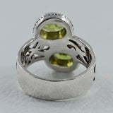 Peridot Gemstone 925 Sterling Silver Ring