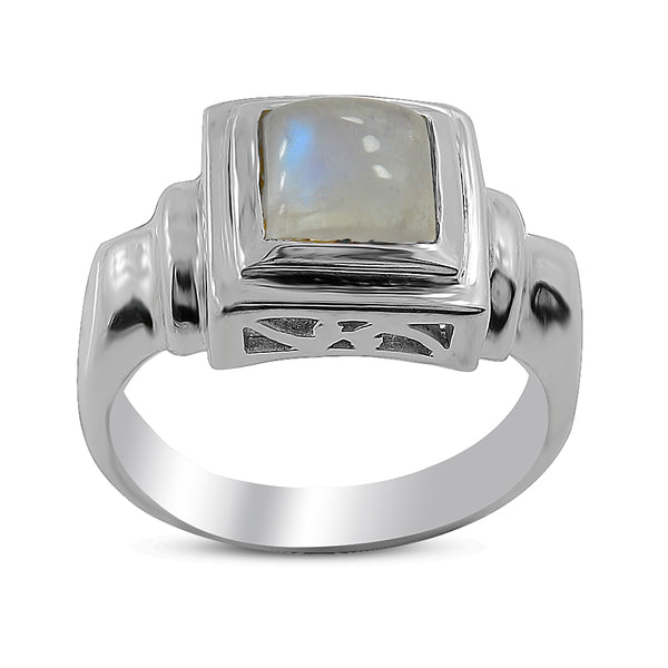 Larimar Gemstone Designer Silver Rings
