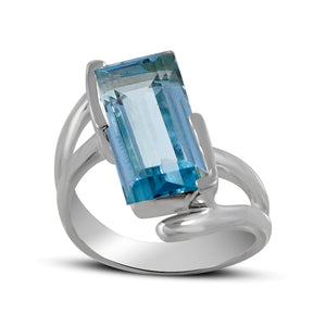 Green Amethyst Sterling Silver Rings