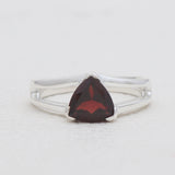 Amethyst Silver Rings