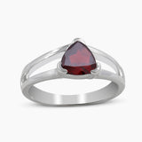 Amethyst Silver Rings
