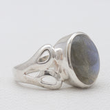 925 Sterling Silver Labradorite Rings