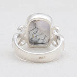 925 Sterling Silver Dendritic Opal Rings
