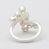 Peridot Silver Rings