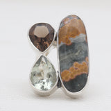 Ocean Jasper Silver Rings