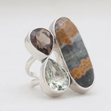 Ocean Jasper Silver Rings