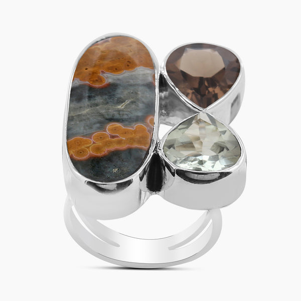 Ocean Jasper Silver Rings