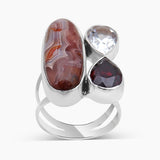 Ocean Jasper Silver Rings
