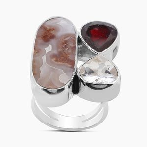 Ocean Jasper Silver Rings