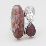 Ocean Jasper Silver Rings
