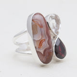 Ocean Jasper Silver Rings