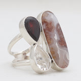 Ocean Jasper Silver Rings