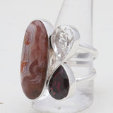 Ocean Jasper Silver Rings