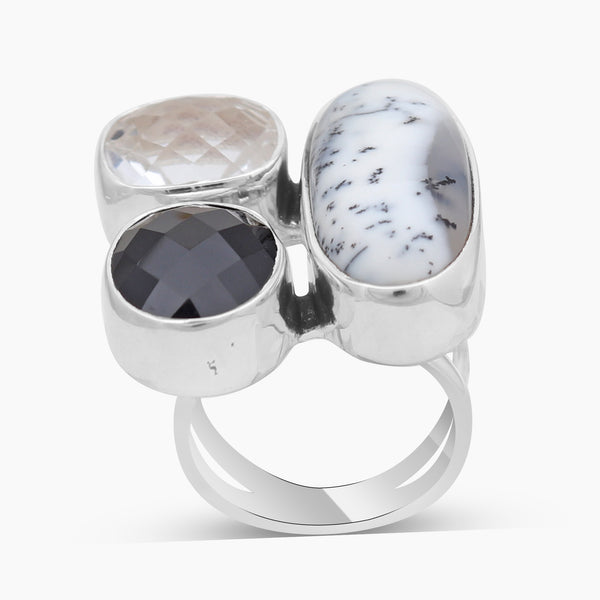 925 Silver Boulder Turquoise Rings