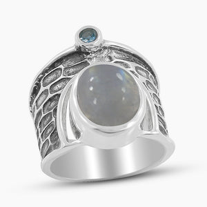 925 Sterling Silver Smoky Quartz Rings